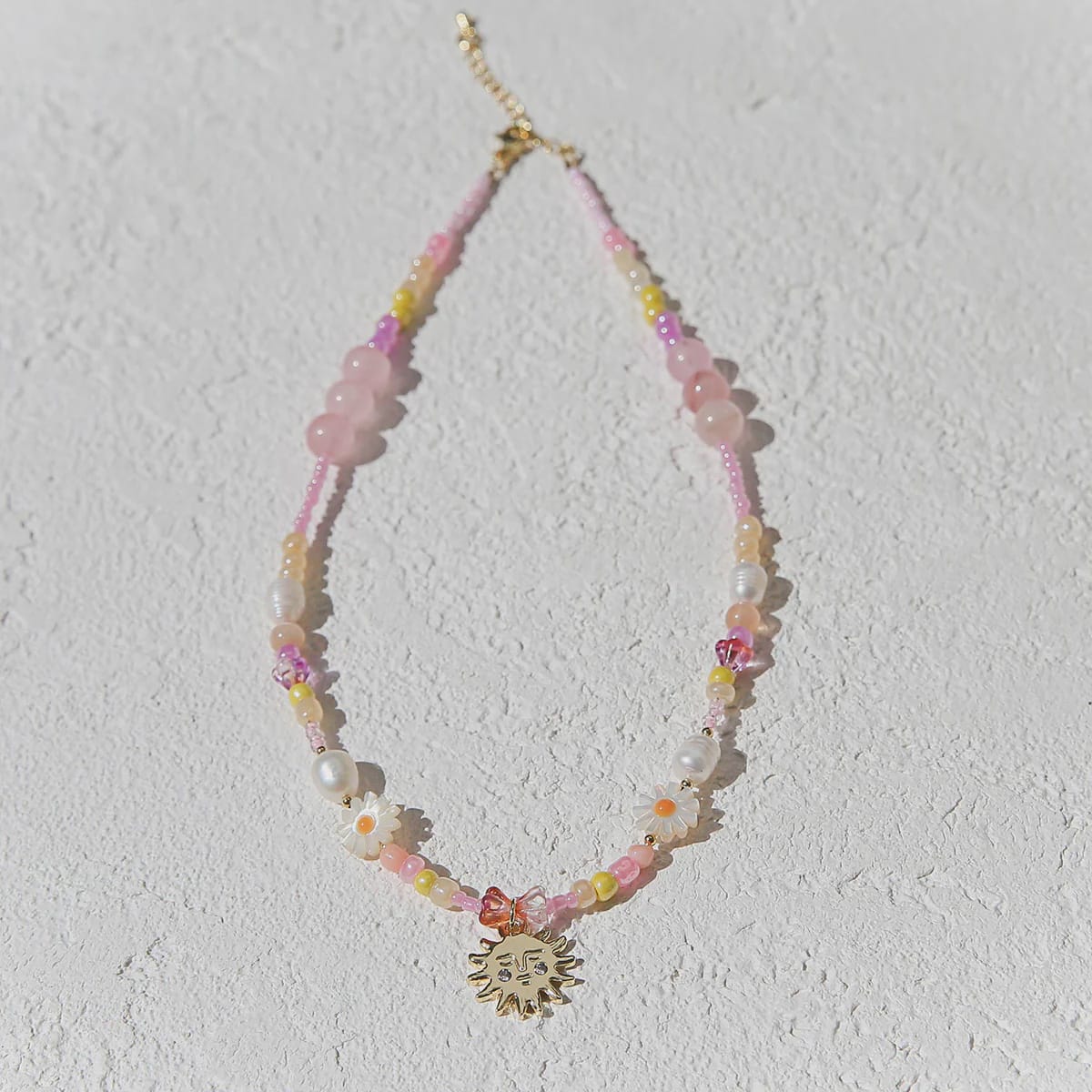 Kingston Jewellery Necklaces Peach Sun Necklace