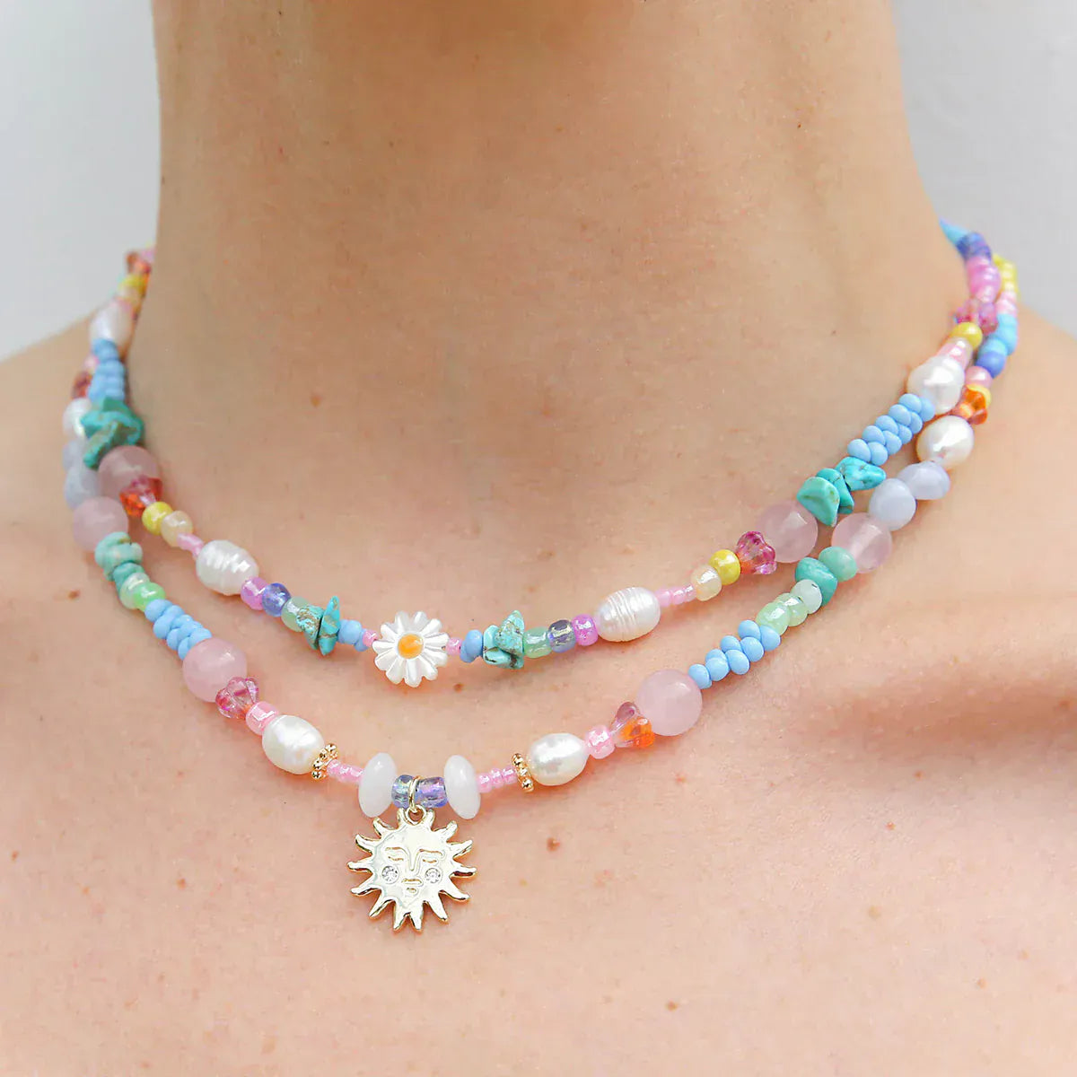 Kingston Jewellery Necklaces Rainbow Sun Necklace