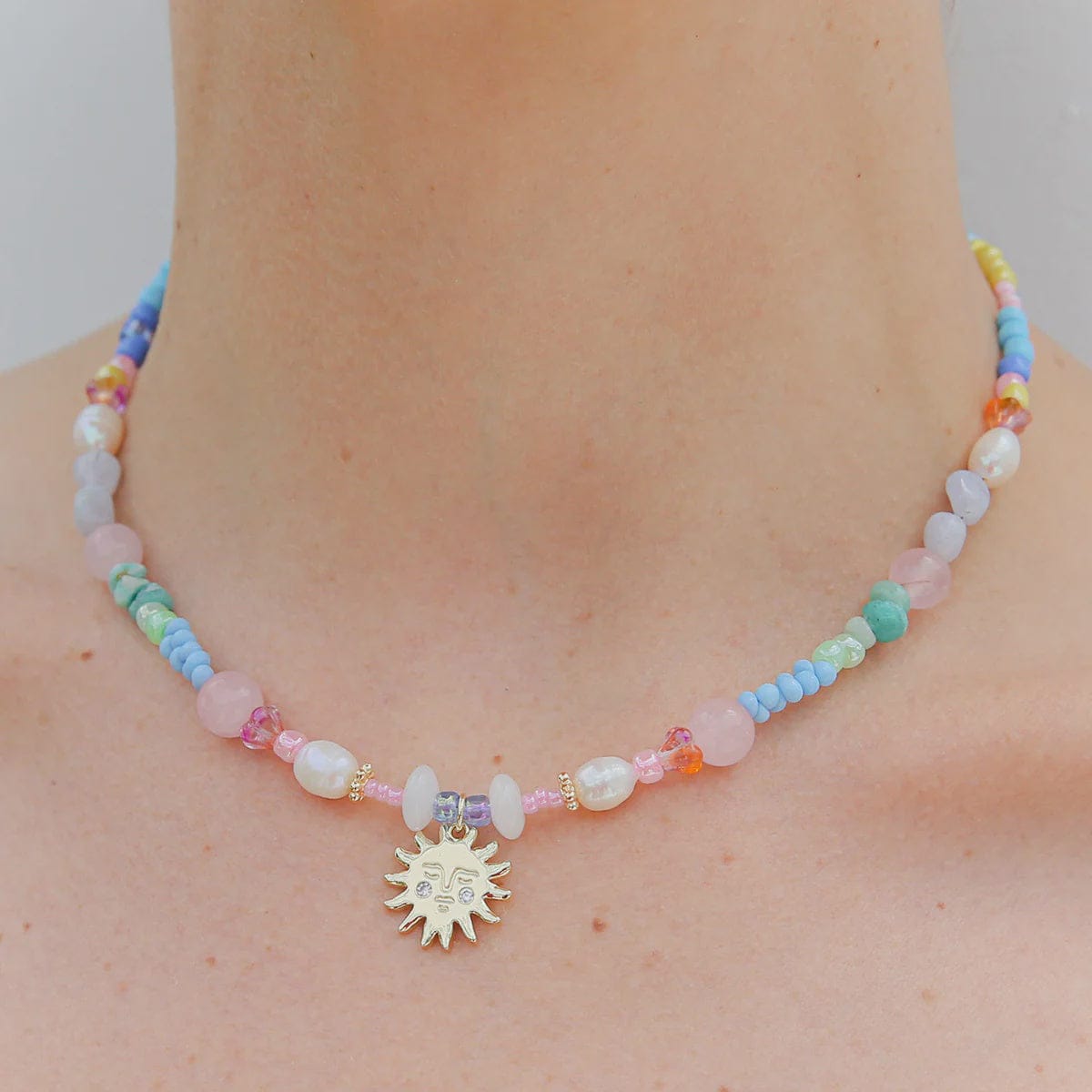 Kingston Jewellery Necklaces Rainbow Sun Necklace