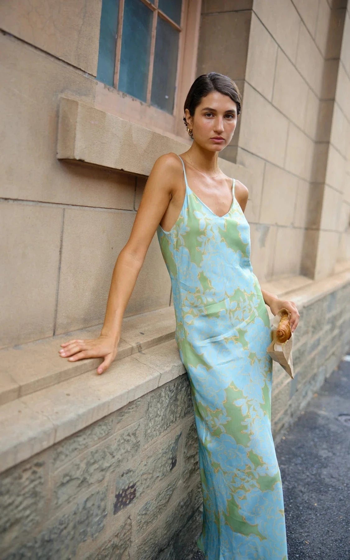 Kinney Dresses - Event Kinney | Rou Slip Dress - Ocean Bloom