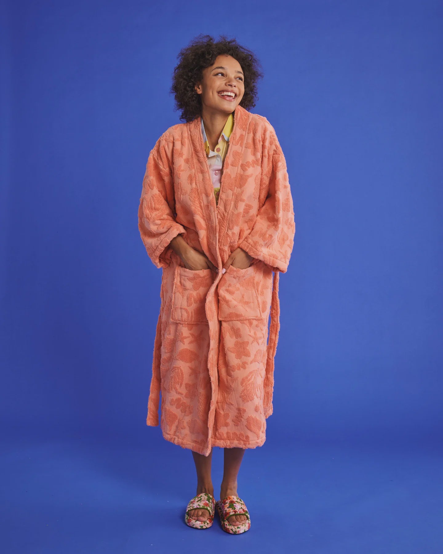 Kip & Co | Peach Rock Pool Terry Robe