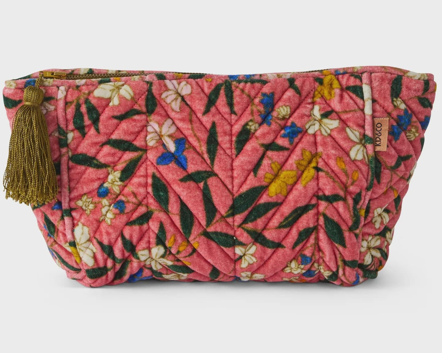 Kip & Co Bags Canopy Rose Velvet Toiletry Bag