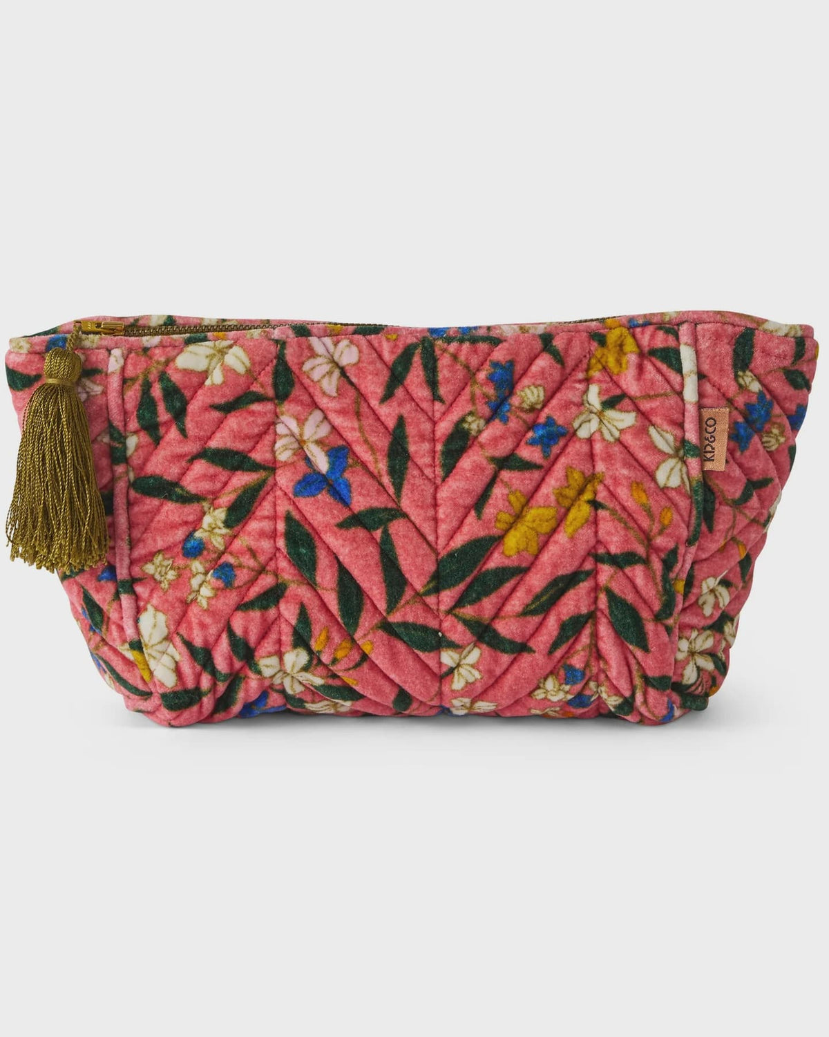 Kip & Co Bags Canopy Rose Velvet Toiletry Bag