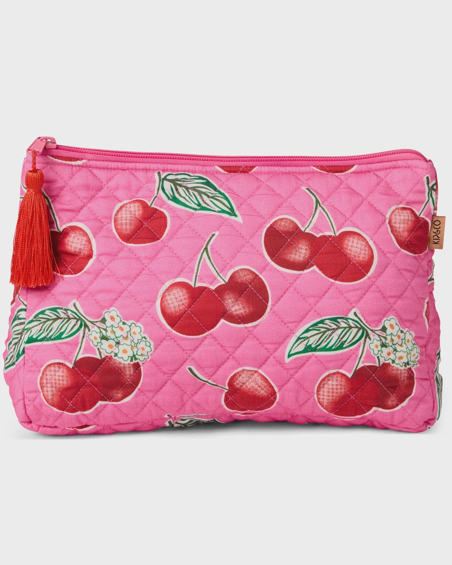 Kip & Co Bags Cherry Blossom Quilted Cotton Toiletry Case