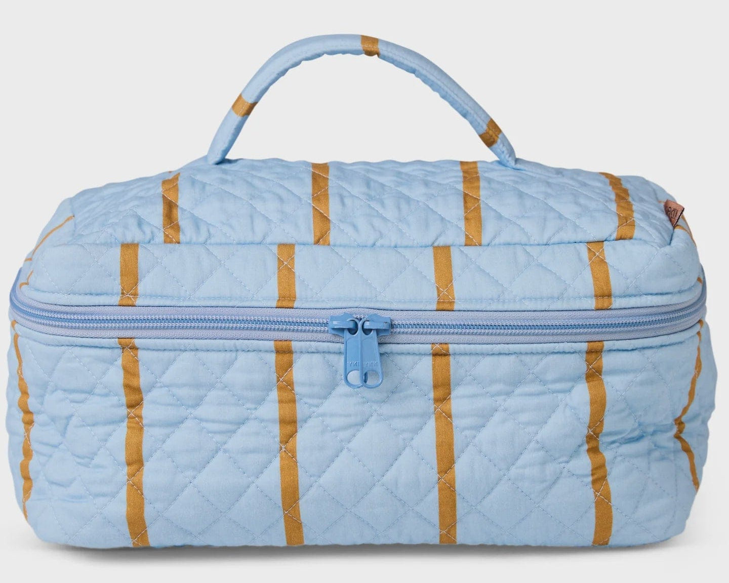 Kip & Co Bags Como Stripe Quilted Cotton Toiletry Case