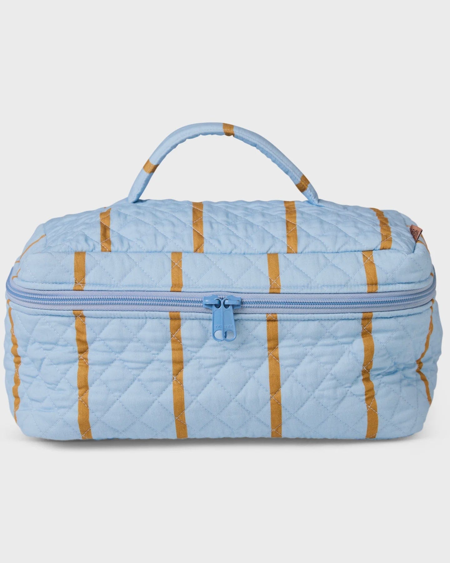 Kip & Co Bags Como Stripe Quilted Cotton Toiletry Case