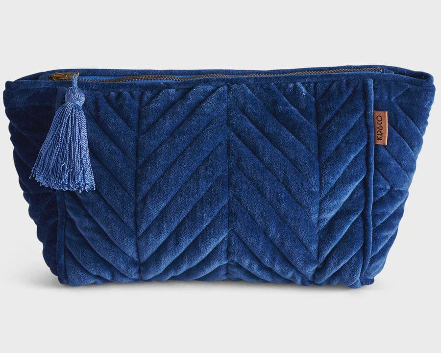 Kip & Co Bags Kip & Co | Ocean Dreamer Velvet Toiletry Bag