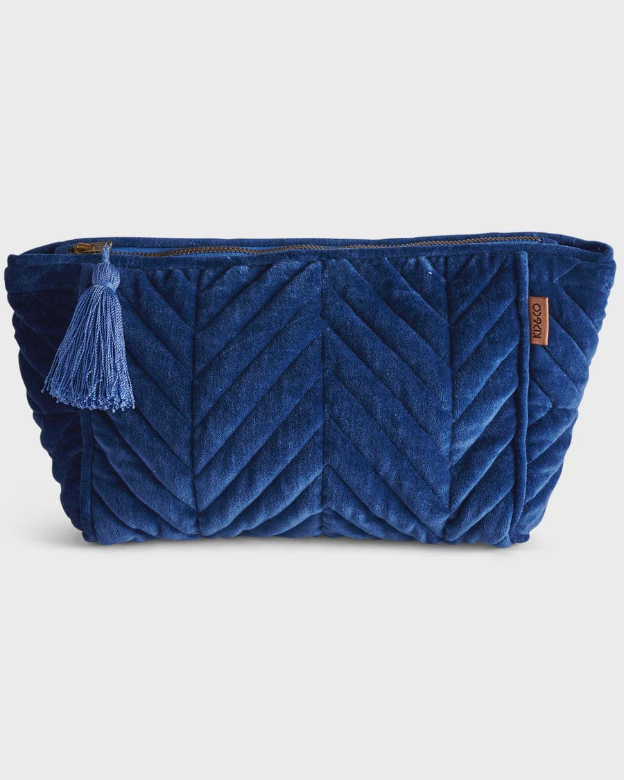 Kip & Co Bags Kip & Co | Ocean Dreamer Velvet Toiletry Bag