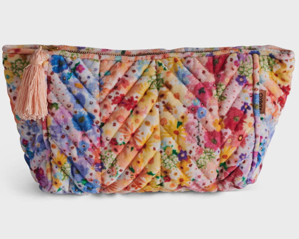 Kip & Co Bags Kip & Co | Posie Lane Velvet Toiletry Bag
