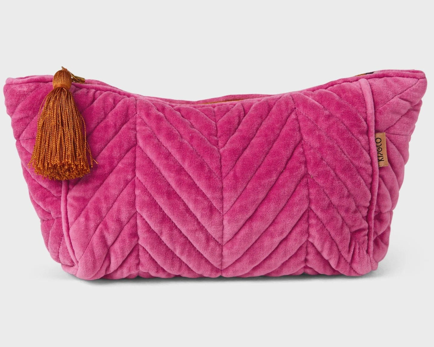 Kip & Co Bags Pink Velvet Toiletry Bag
