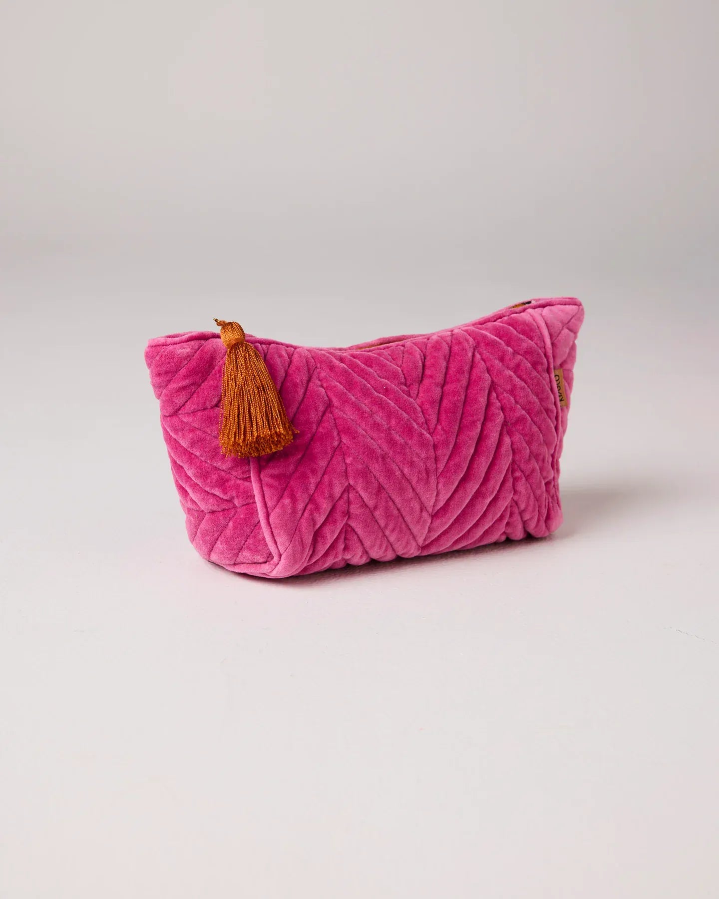 Kip & Co Bags Pink Velvet Toiletry Bag