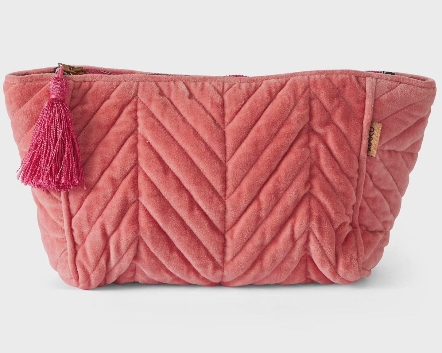 Kip & Co Bags Strawberry Velvet Toiletry Bag