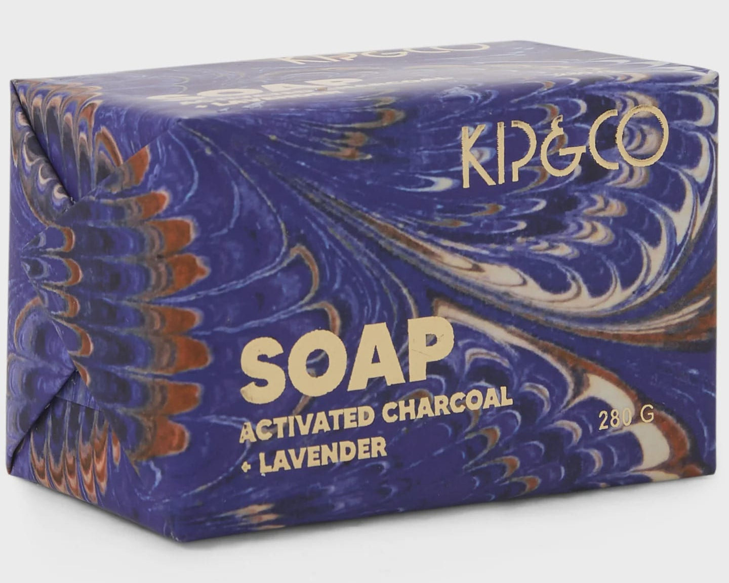 Kip & Co Face/Body Activated Charcoal & Lavender Soap Bar