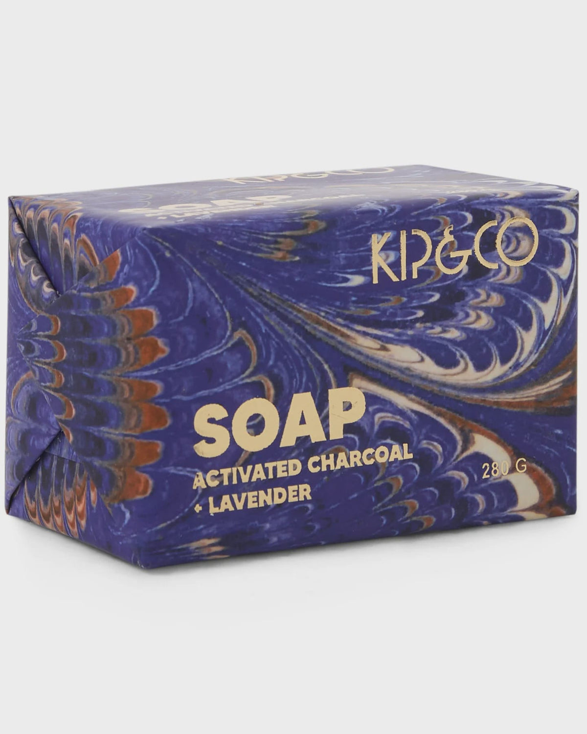 Kip & Co Face/Body Activated Charcoal & Lavender Soap Bar