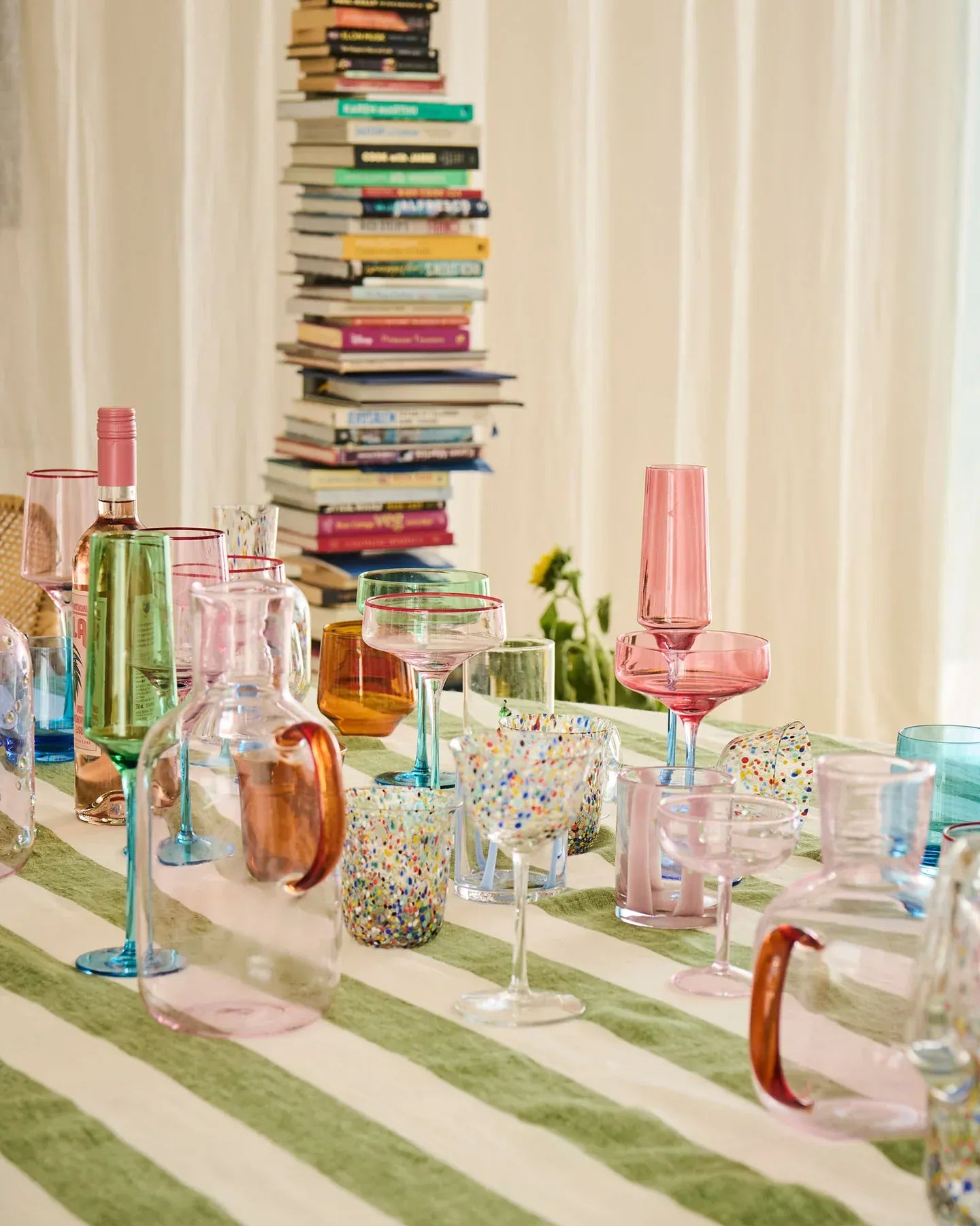 Kip & Co Glassware Blue Robin Champagne Glass 2P Set