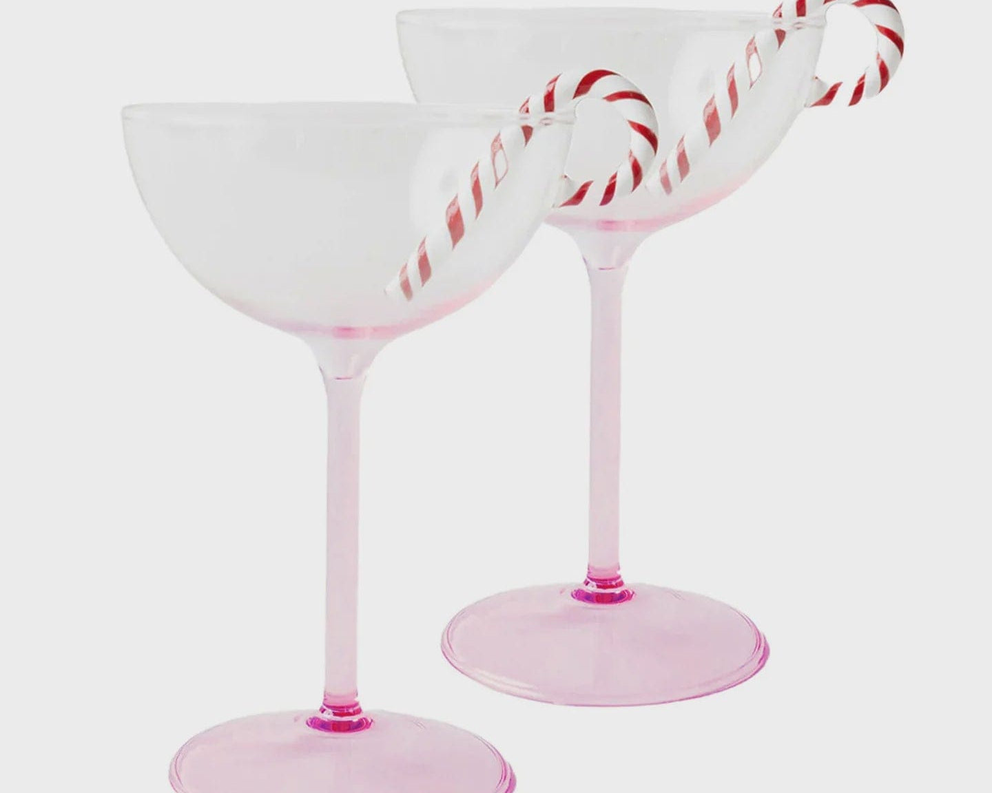 Kip & Co Glassware Candy Cane Coup