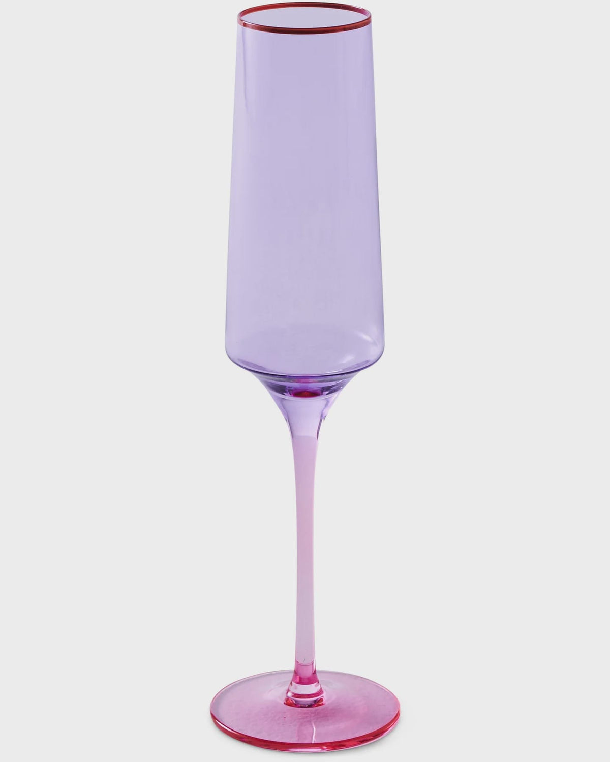 Kip & Co Glassware Kip & Co | Lilac Colour Block Champagne Glass 2P Set