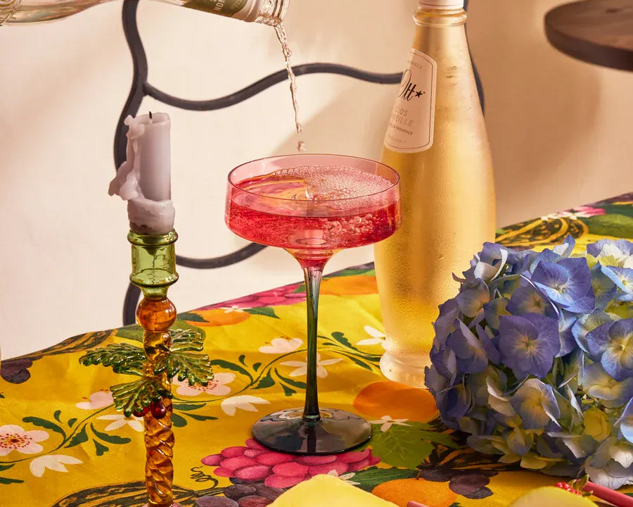 Kip & Co Glassware Margarita Glass 2P Set - Isle Of Pink