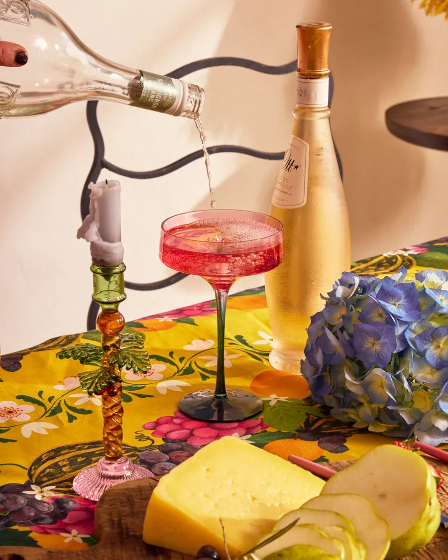 Kip & Co Glassware Margarita Glass 2P Set - Isle Of Pink