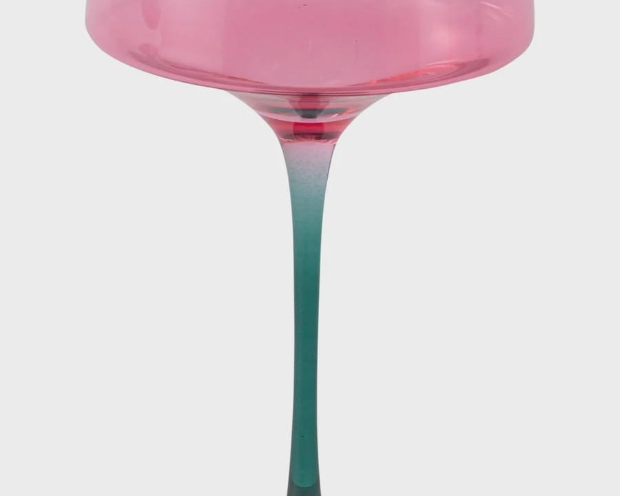 Kip & Co Glassware Margarita Glass 2P Set - Isle Of Pink