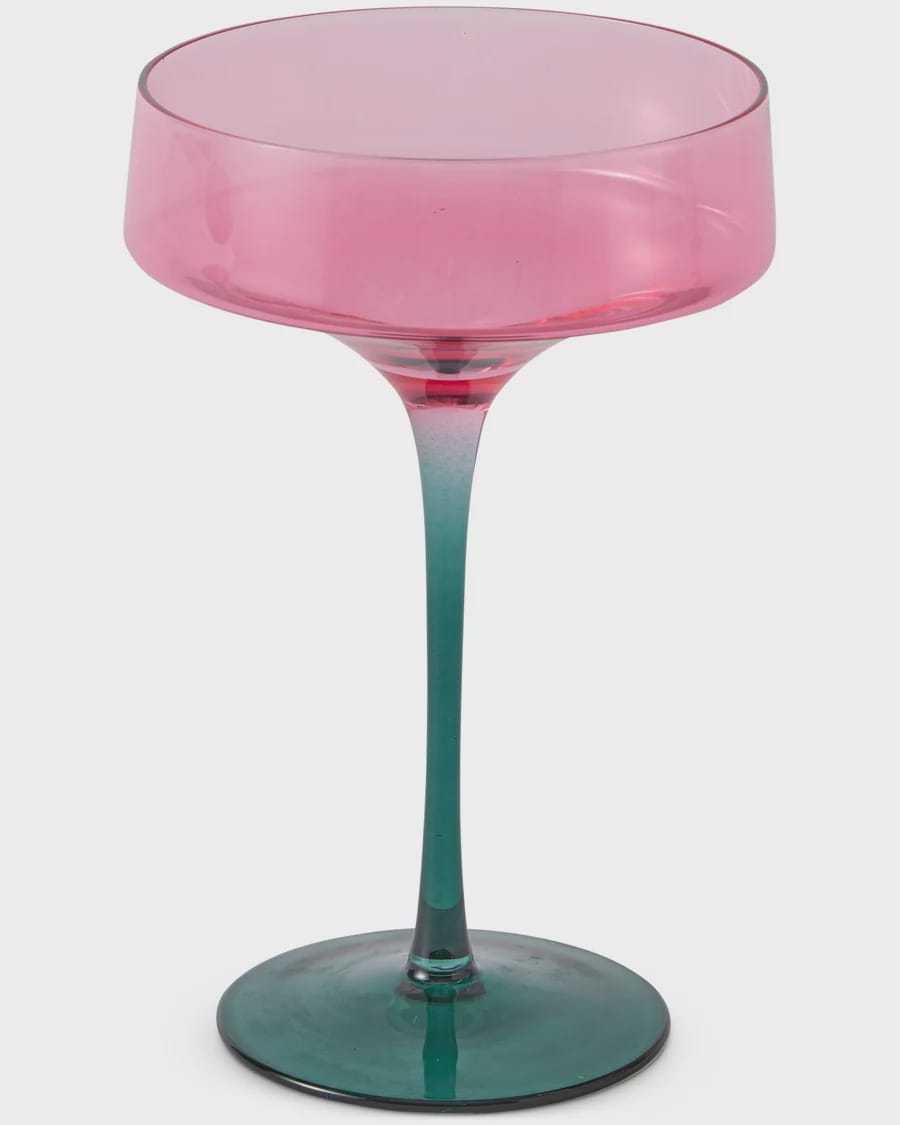 Kip & Co Glassware Margarita Glass 2P Set - Isle Of Pink