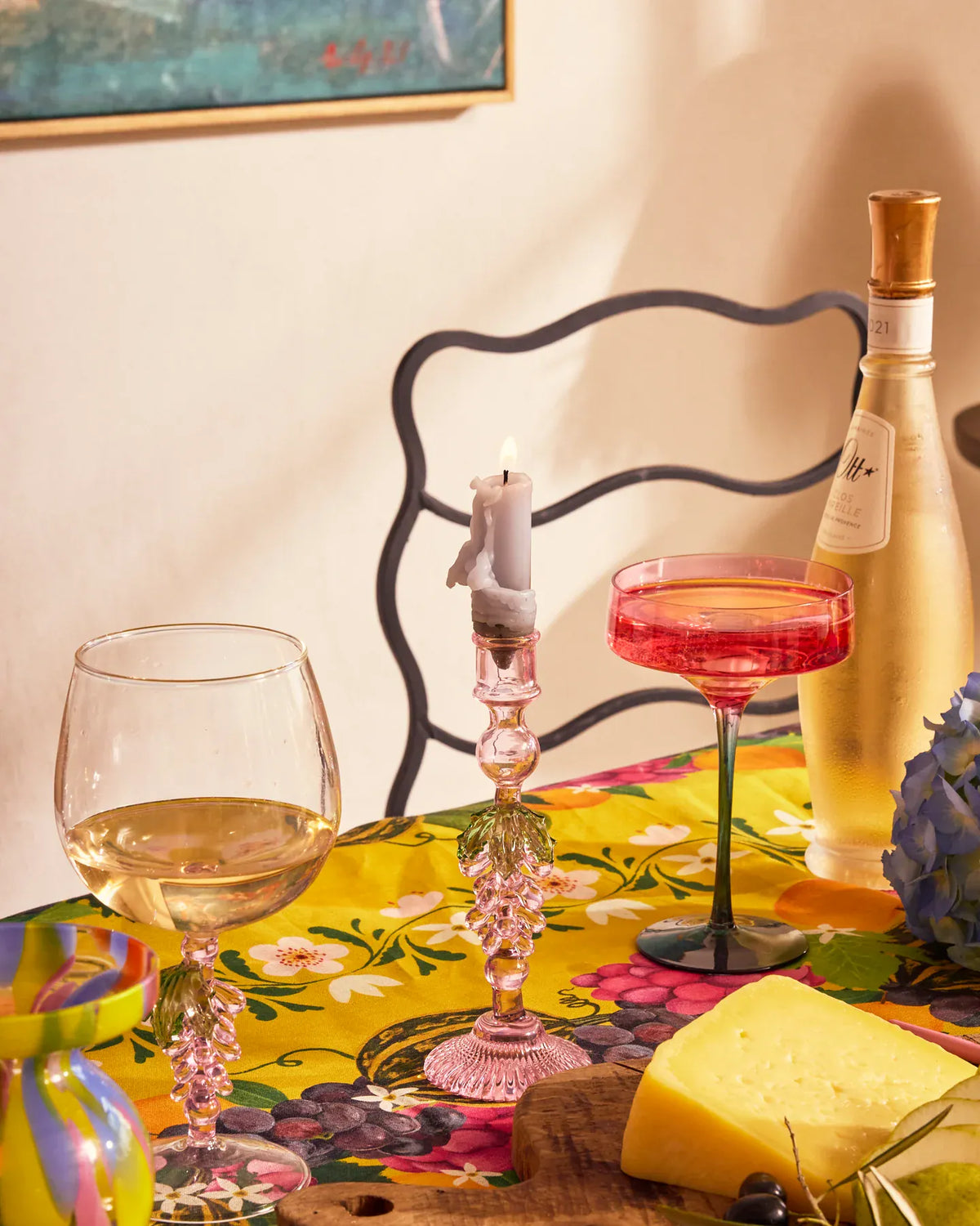 Kip & Co Glassware Margarita Glass 2P Set - Isle Of Pink