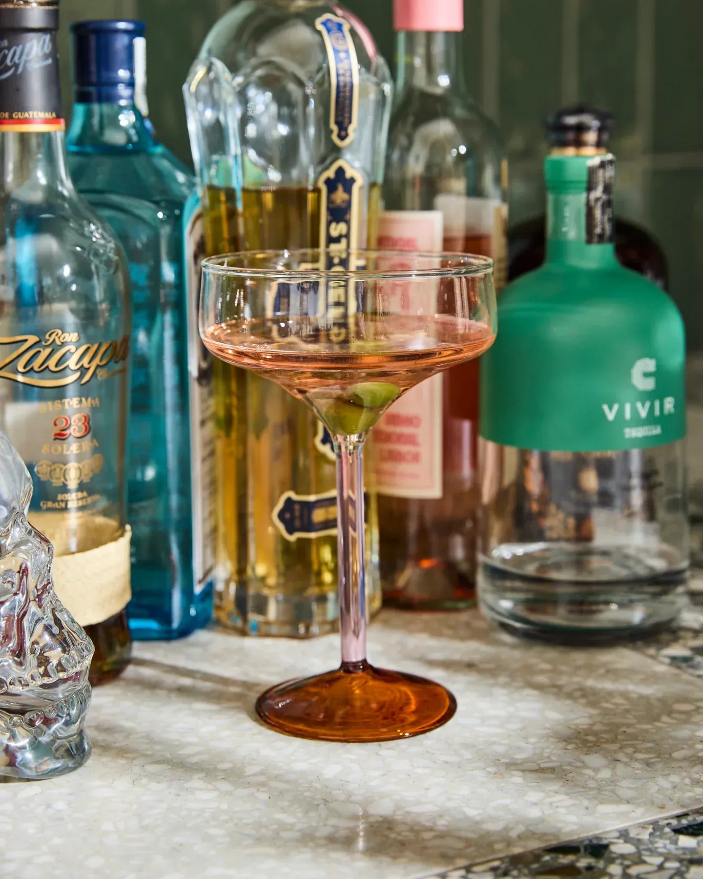 Kip & Co Glassware Marshmallow & Marmalade Margarita Glass 2P Set