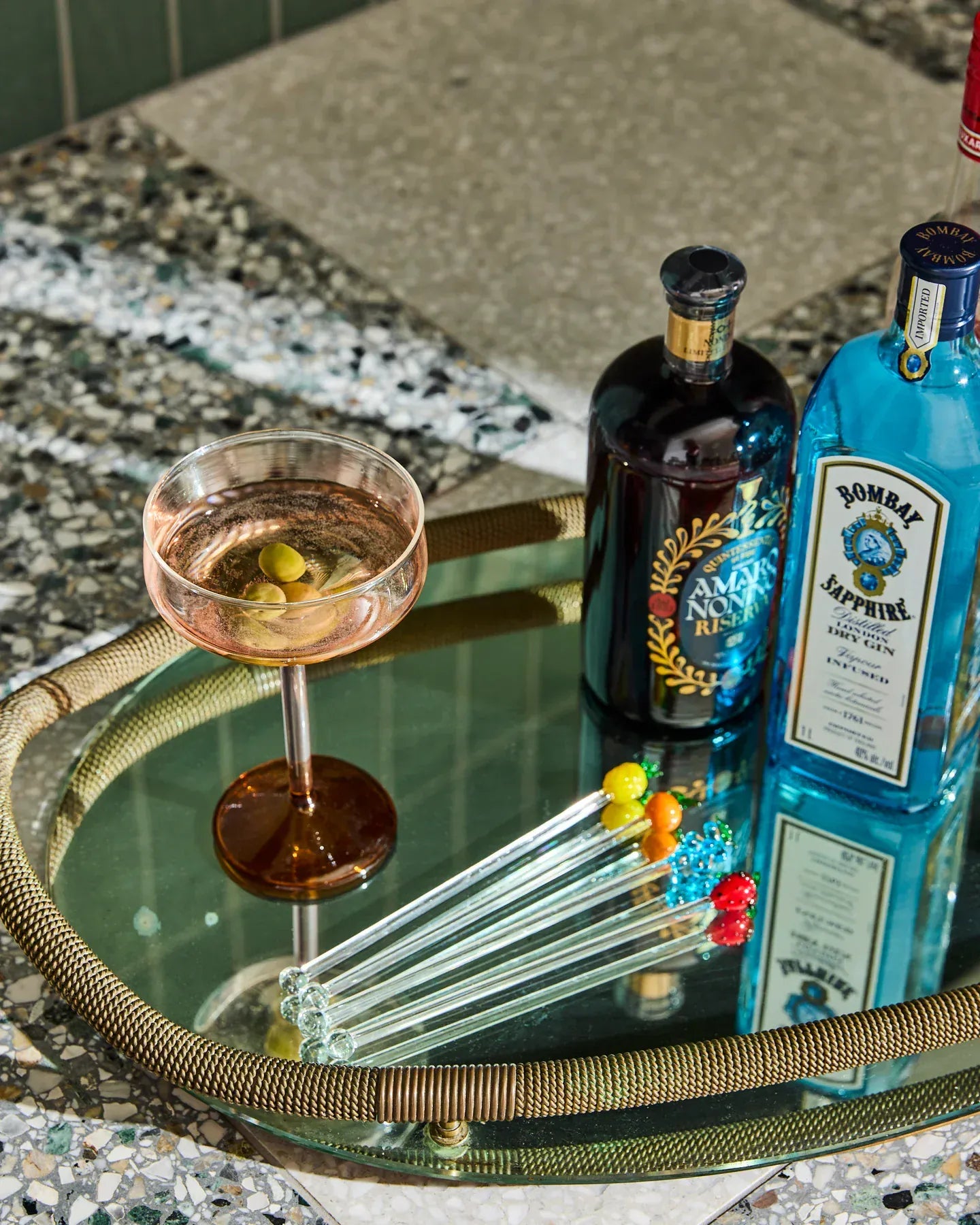 Kip & Co Glassware Marshmallow & Marmalade Margarita Glass 2P Set