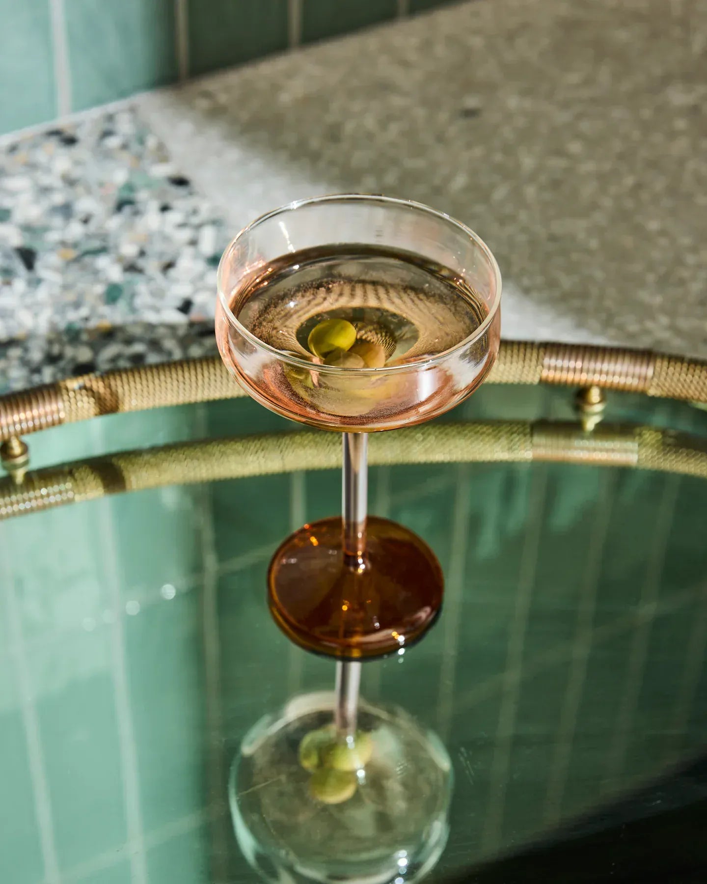 Kip & Co Glassware Marshmallow & Marmalade Margarita Glass 2P Set