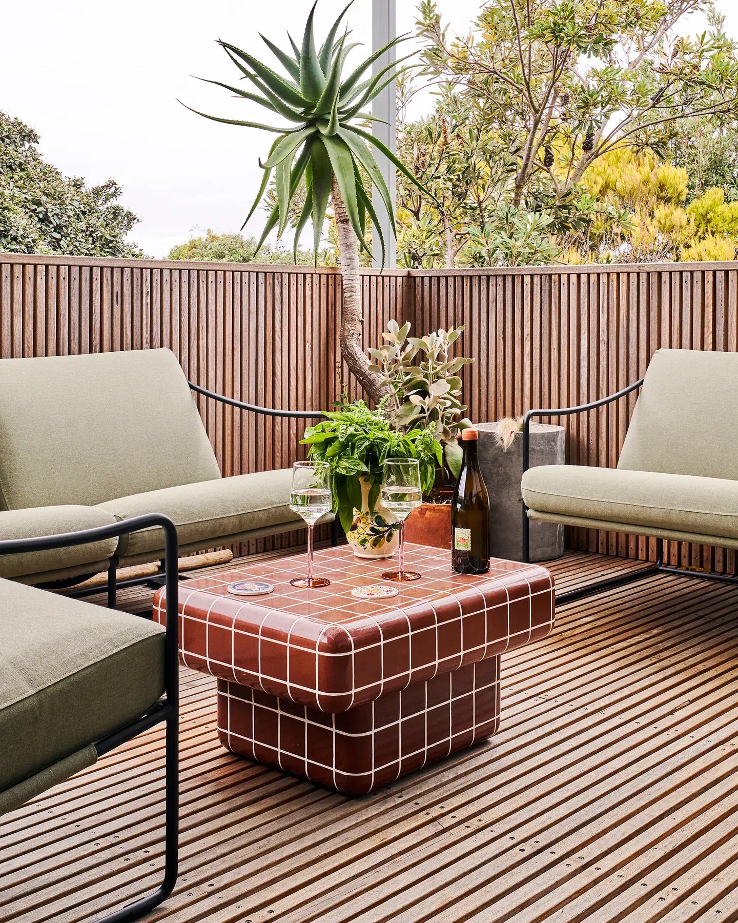 Kip & Co Glassware Marshmallow & Marmalade Vino Glass 2P Set