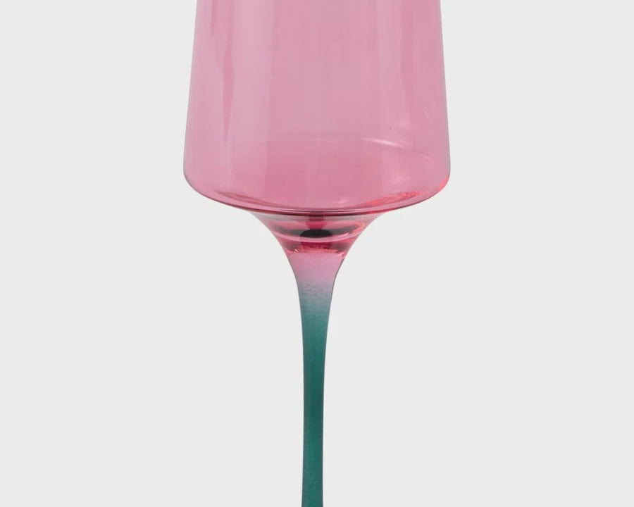 Kip & Co Glassware Vino Glass 2P Set - Isle Of Pink