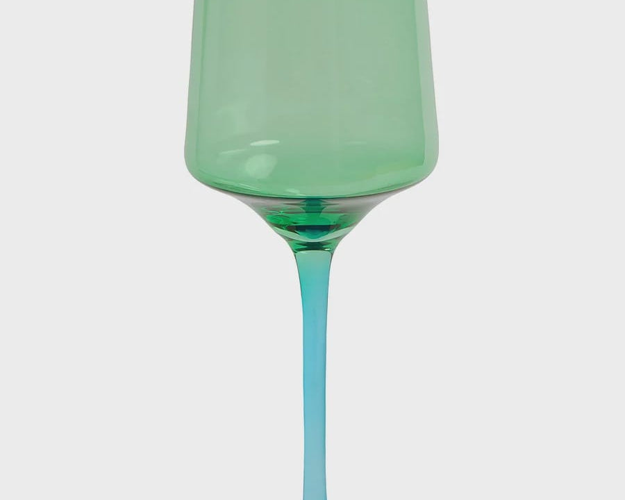 Kip & Co Glassware Vino Glasses 2P Set - Pistachio Crush