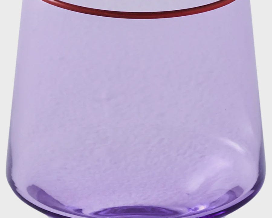 Kip & Co Glasswear Kip & Co | Block Tumbler Glass 2P Set - Lilac