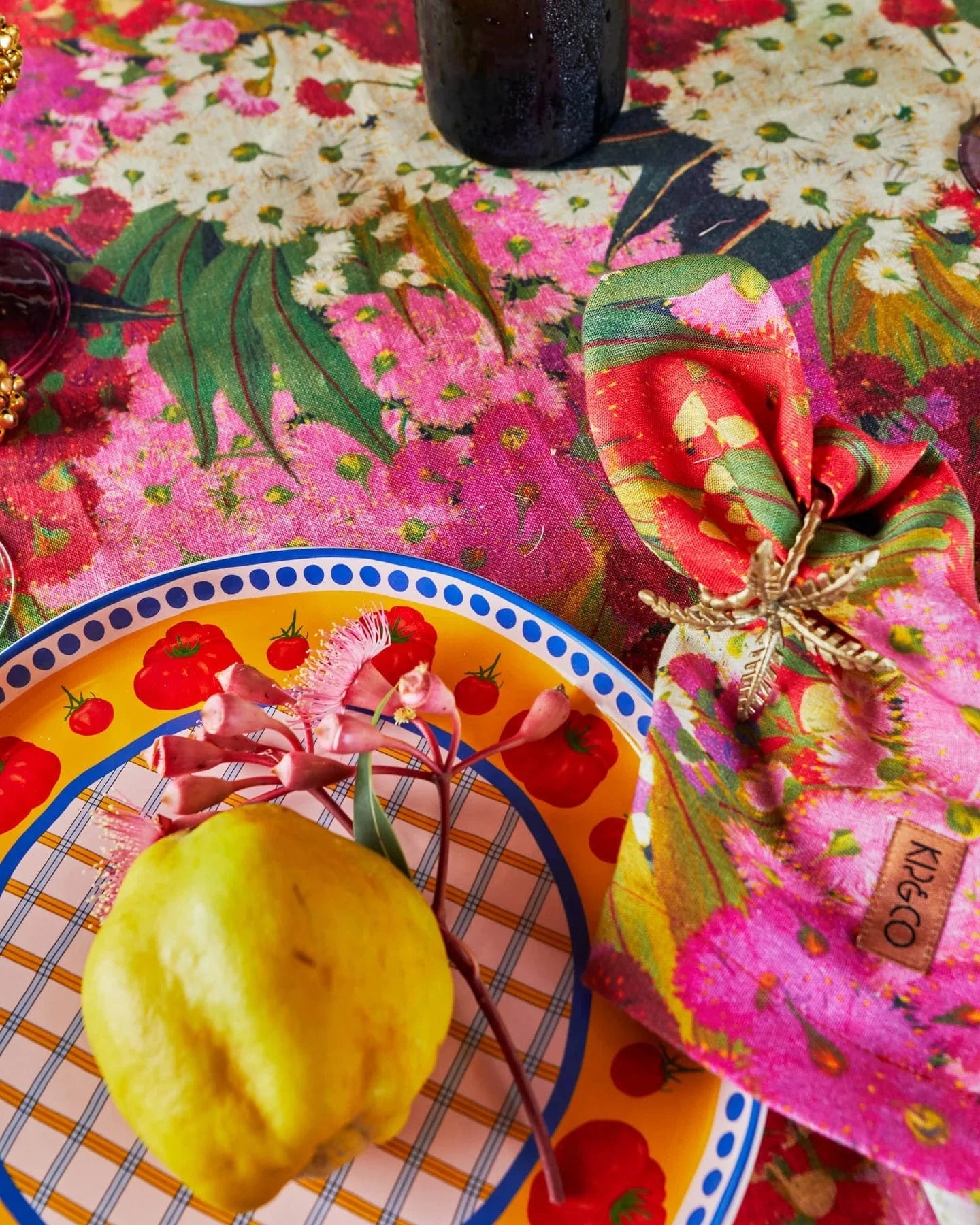 Kip & Co Home 4P Napkin Set - Australian Bush Blossom