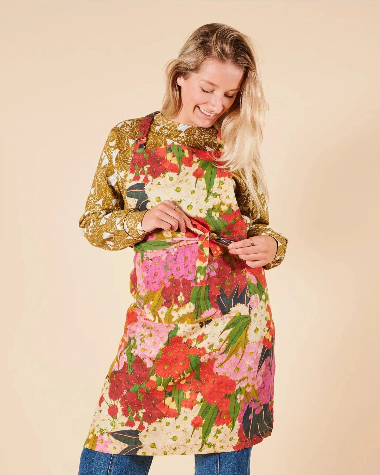 Kip & Co Home Apron - Australian Bush Blossom