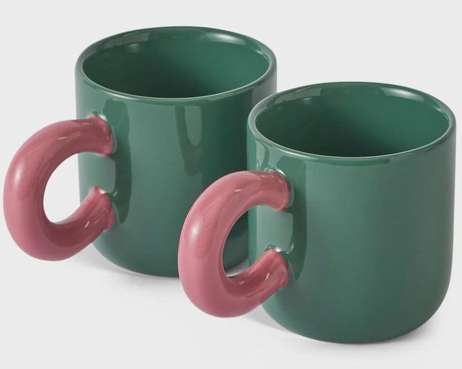 Kip & Co Home Basil Mug - 2P Set