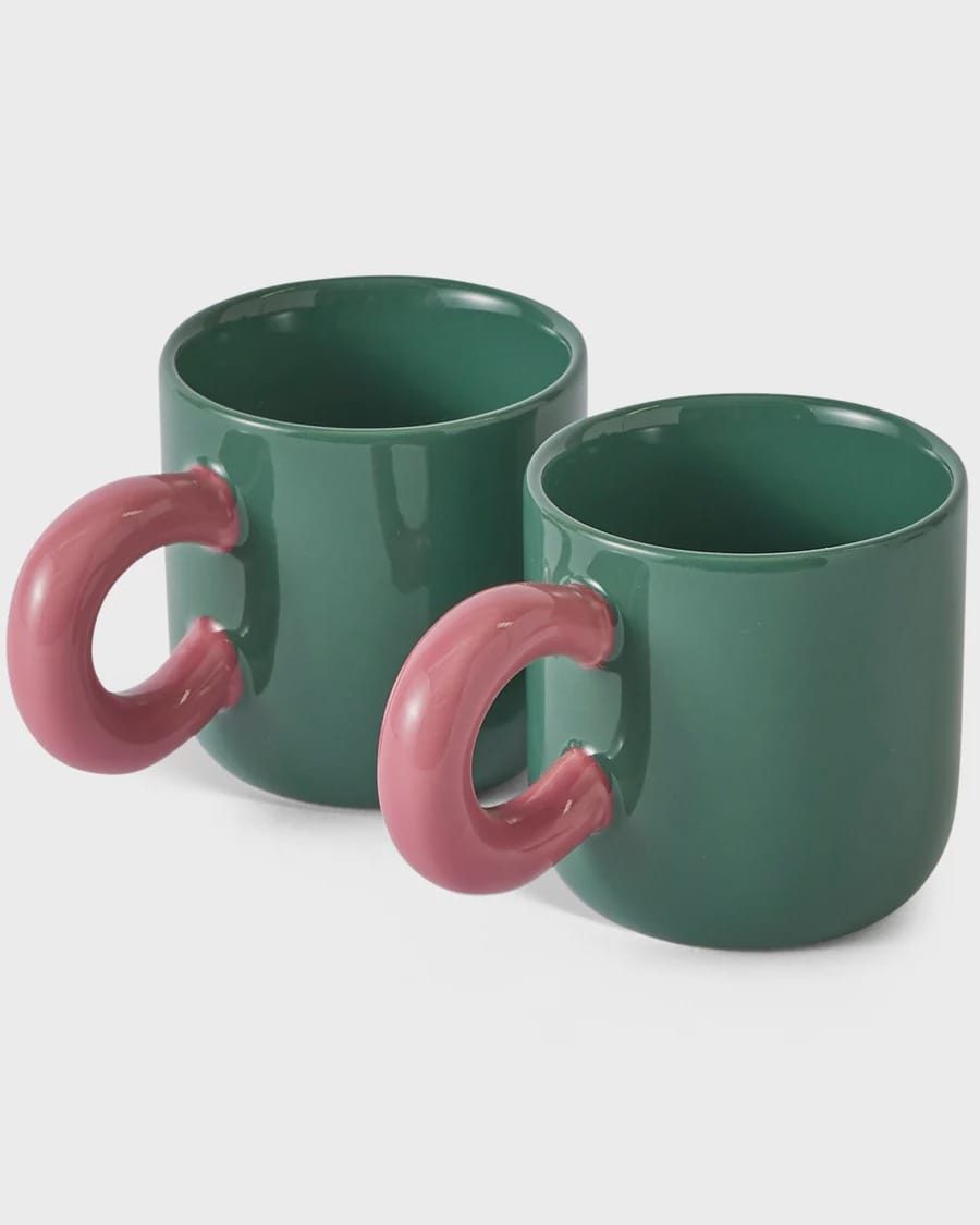 Kip & Co Home Basil Mug - 2P Set