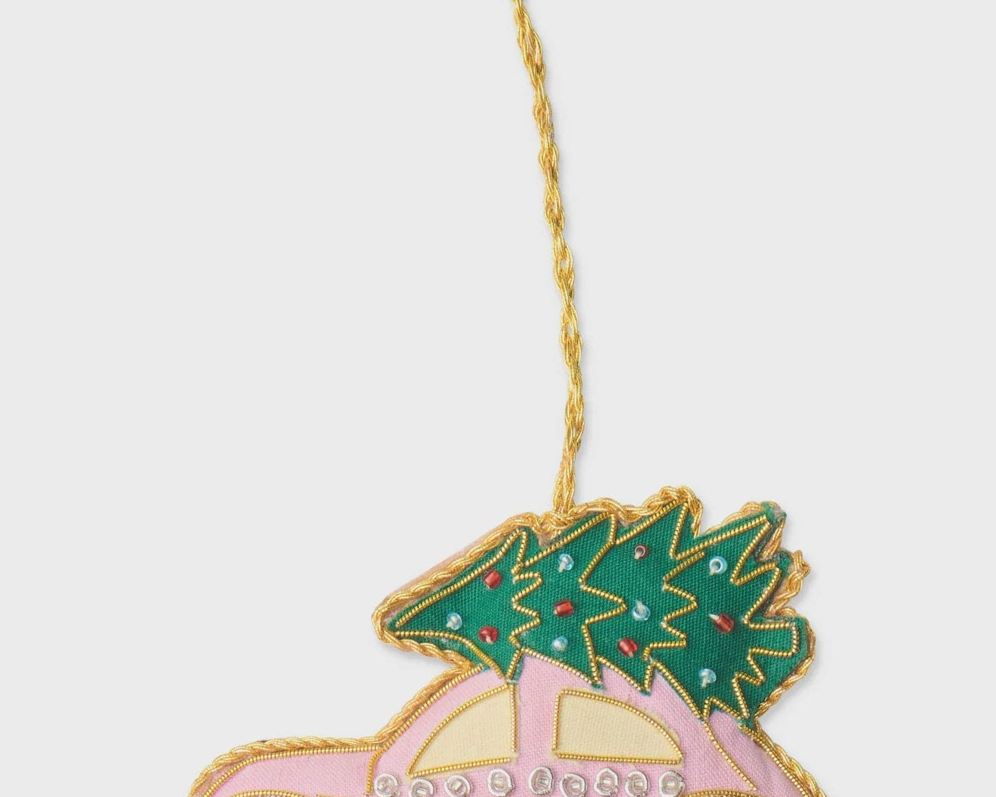 Kip & Co Home Festive Pink Car Decoration