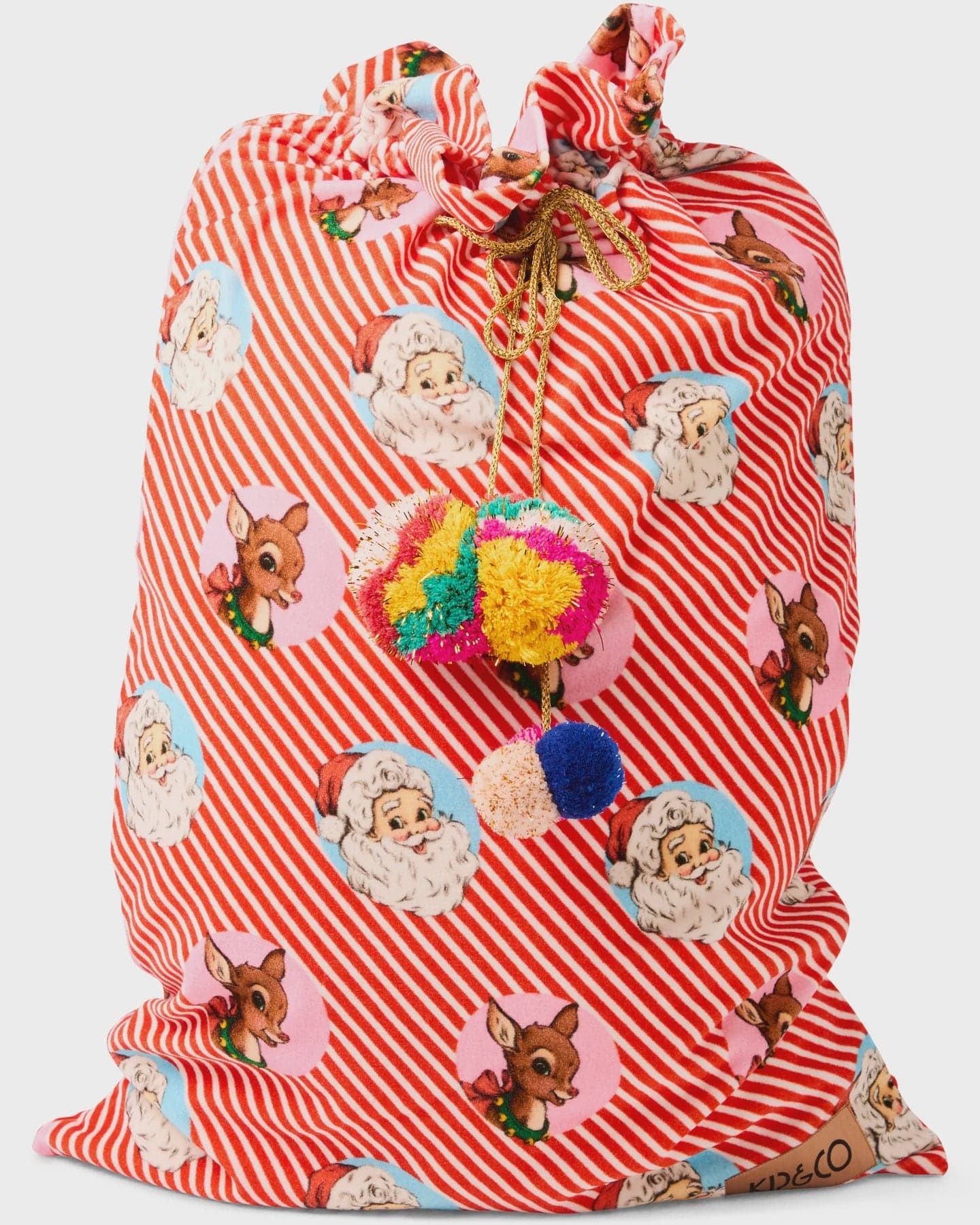 Kip & Co Home Velvet Santa Sack - I Love Christmas Spot