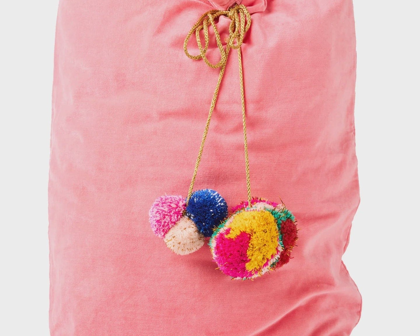 Kip & Co Home Velvet Santa Sack - Pink Lemonade