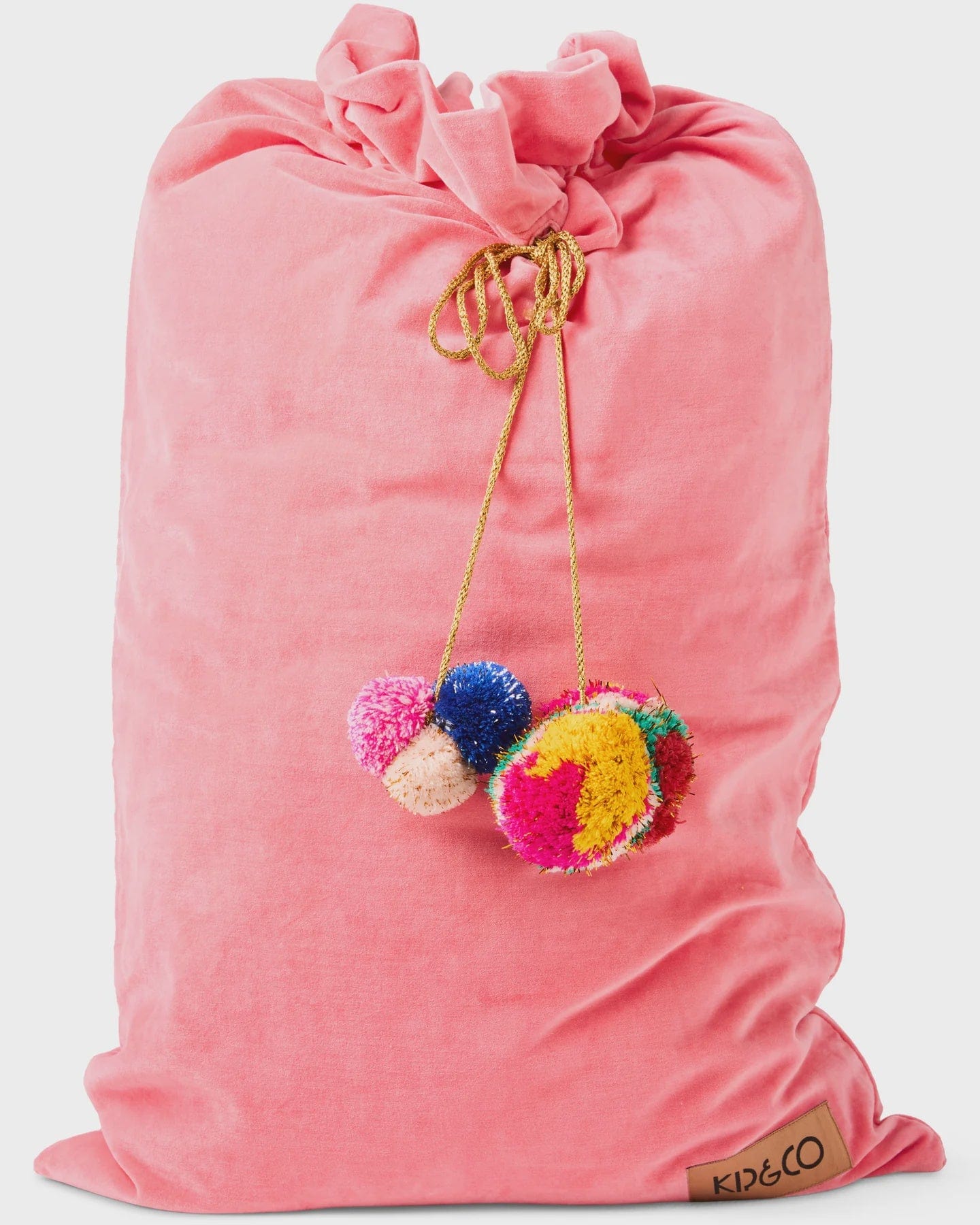 Kip & Co Home Velvet Santa Sack - Pink Lemonade