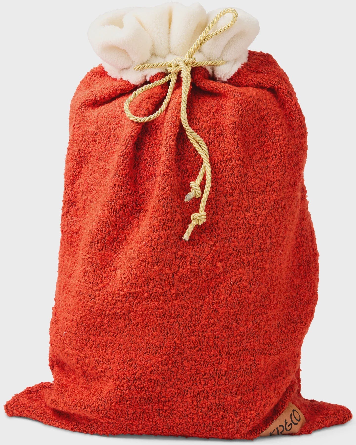 Kip & Co Home Velvet Santa Sack - Red Boucle