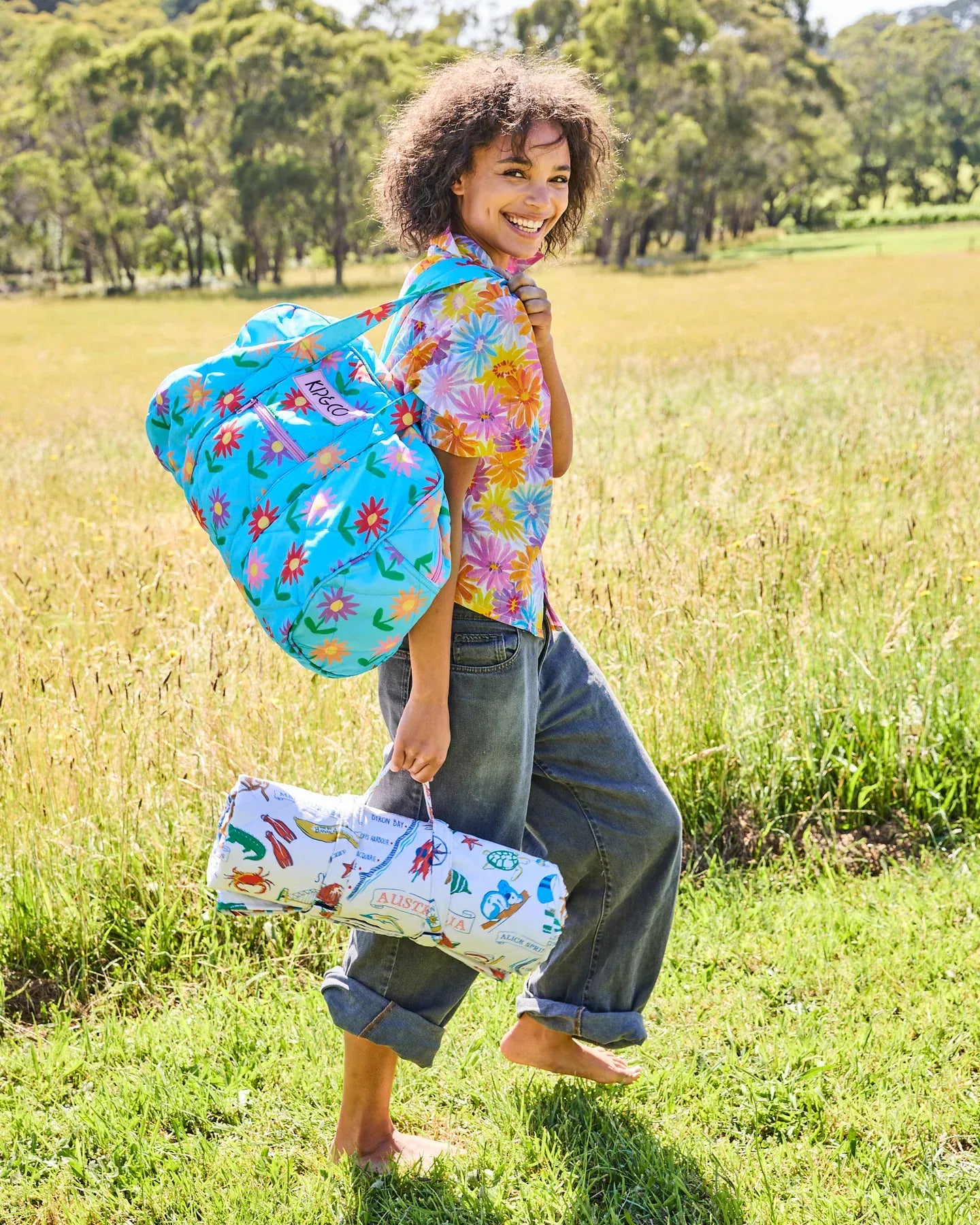 Kip & Co Picnic Mat Aussie Road Trip Picnic Mat