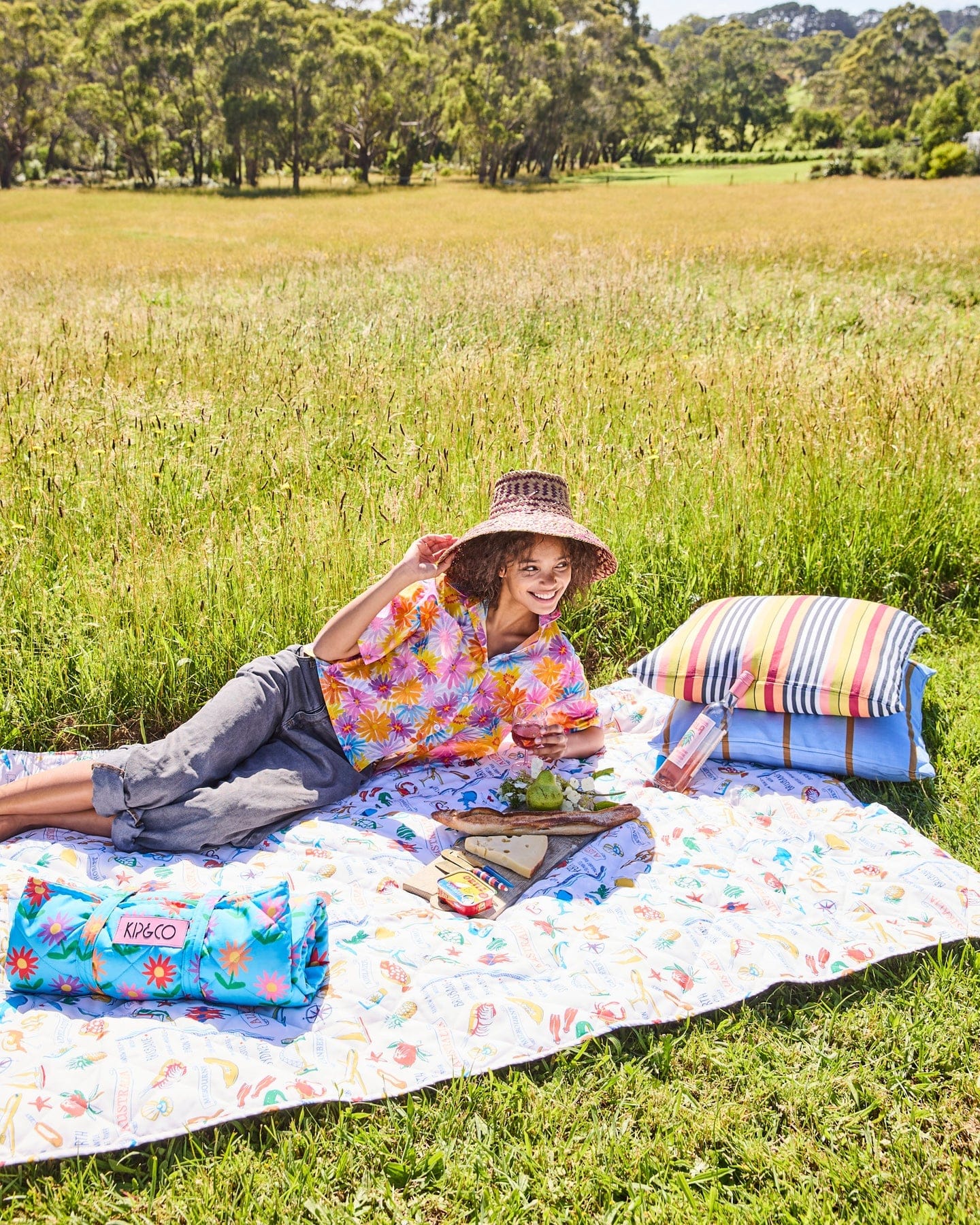 Kip & Co Picnic Mat Aussie Road Trip Picnic Mat