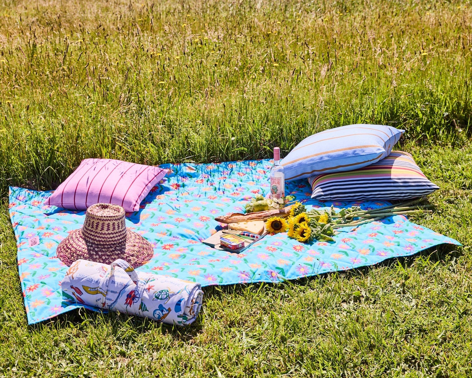 Kip & Co Picnic Mat Little Flowers Picnic Mat