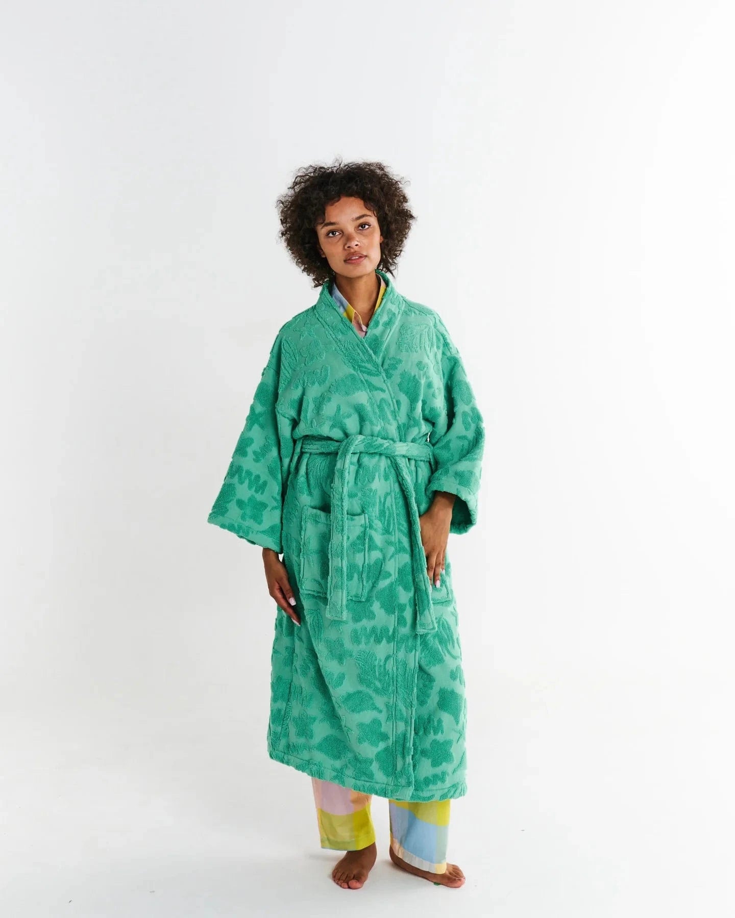 Kip & Co Robes Kip & Co | Jade Rock Pool Terry Bath Robe