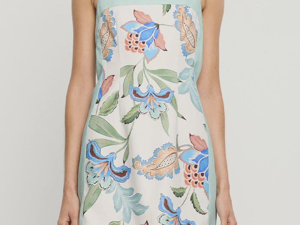 Kivari Dresses Azure Halter Mini Dress - Azure