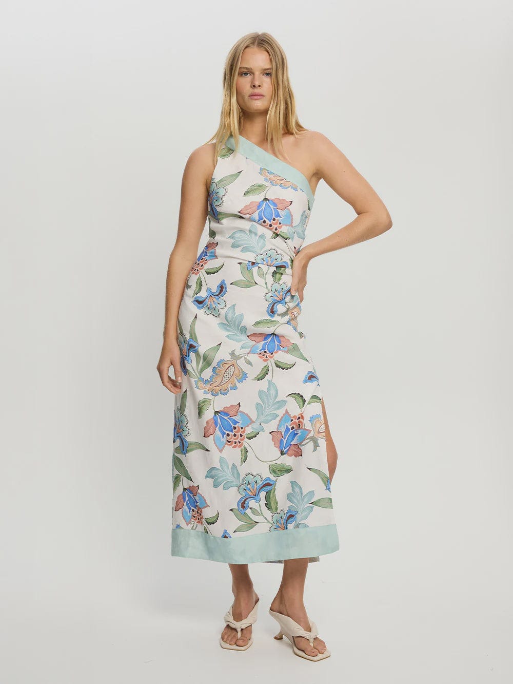Kivari Dresses Azure Midi Dress - Azure