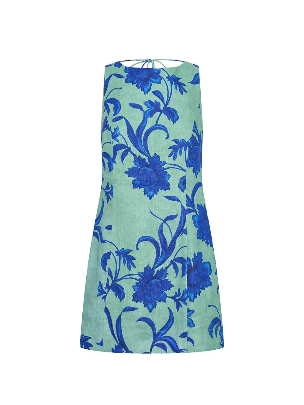 Kivari Dresses - Casual Juniper Mini Dress - Cobalt Blue / Green