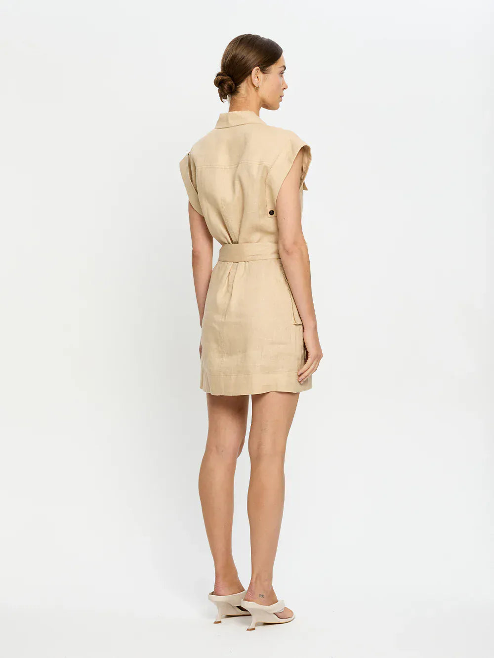 Kivari Dresses - Casual Sadie Mini Dress - Cream